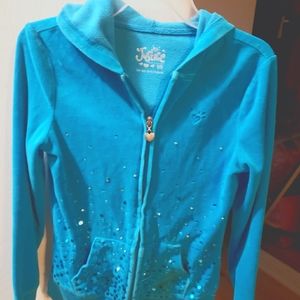 Girls Justice hoddie zip up size 10